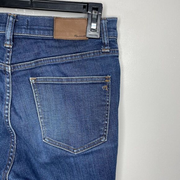 MADEWELL Womens 9" High-Rise Skinny Jeans Cotton Stretch Distressed B7131 Sz 28 - Picture 6 of 8